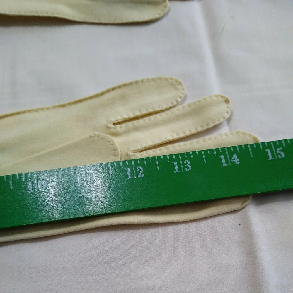 Unused Vtg Elvette Royal double woven Gloves 14 3/4